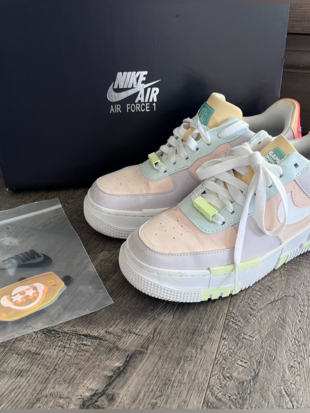 Nike Air Force 1 Low Pixel Sneakers in Sz.6 US, EUR 36.5